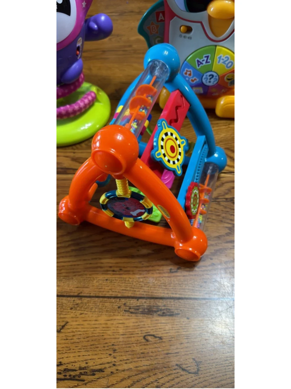 Fisher Price Light Up and Learn Owl Bounce Beats, Triangle Play Toy